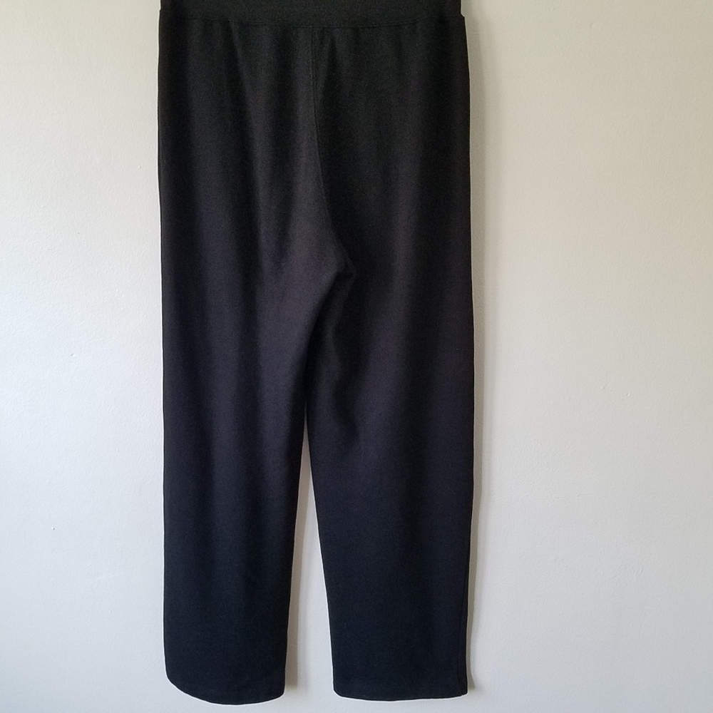𝅺Aritzia Wilfred Free Black Zipper Pockets Wide Leg High Rise Sweatpants M - Picture 6 of 11
